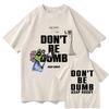 Футболки с принтом AAP ROCKY Don T Be Dumb Tour Высококачественные мужские модные футболки Летние хлопковые футболки Подарок для фанатов