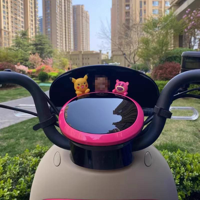 Cute Little Wing Decorative Rear Sticker for No. 9 Q85C/Q80 Electric Scooters