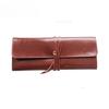 Retro High-end Cowhide Paintbrush Bag Watercolor Pen Storage Bag Artist Outdoor Sketching Painting Portable Art Tools Supplies