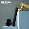 Dooroom Набор замков для дверей из латуни с накатанной поверхностью Современный Золотой Черный Внутренний Спальня Ванная Двойная Деревянная Дверь Комплект с ручкой-рычагом Заглушка Ручка