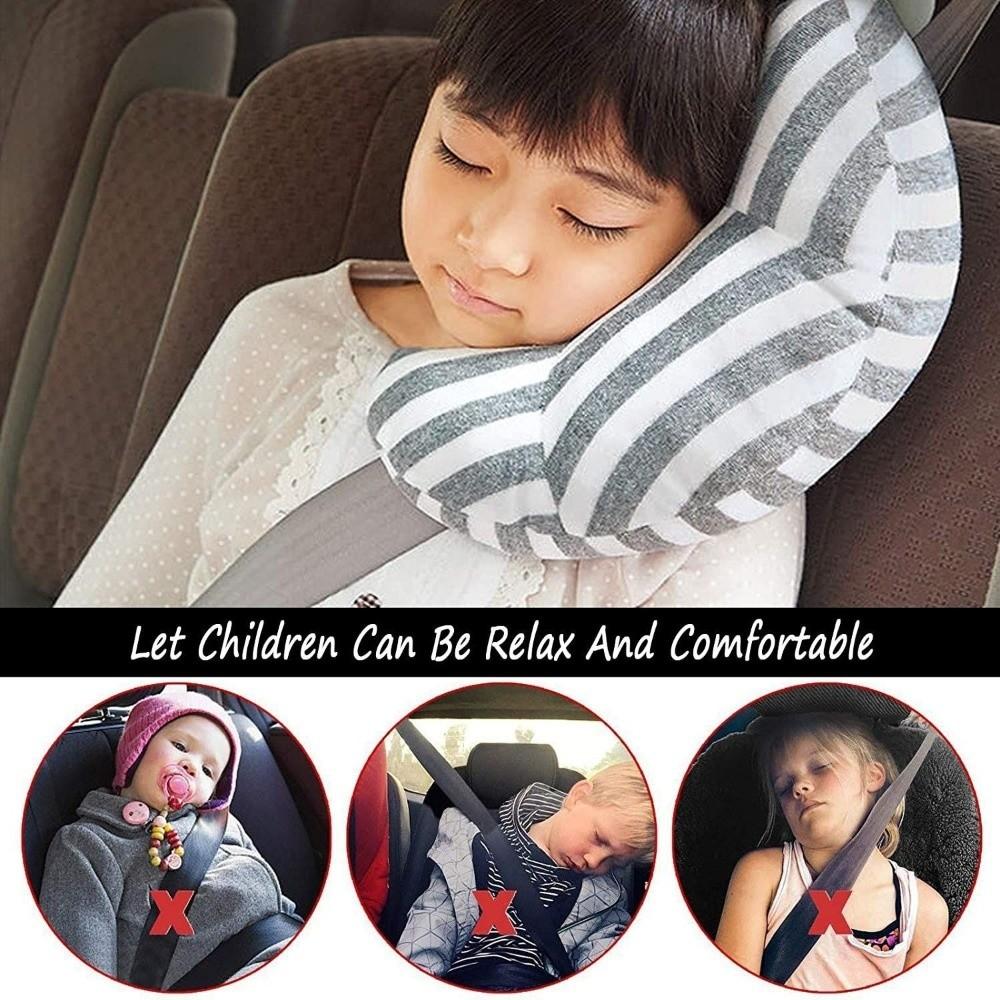 Cotton Soft Kids Car Seat Neck Headrest Children Nap Shoulder Belt Pad Child Sleeping