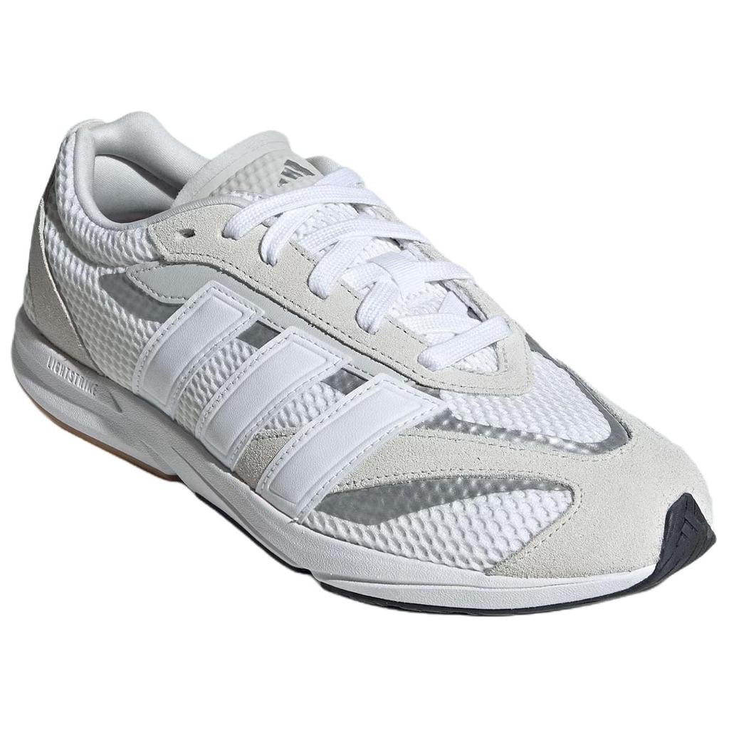 adidas LIGHTBLAZE Тканевые Низкие Повседневные Беговые Кроссовки Женские Серый Белый JS3197