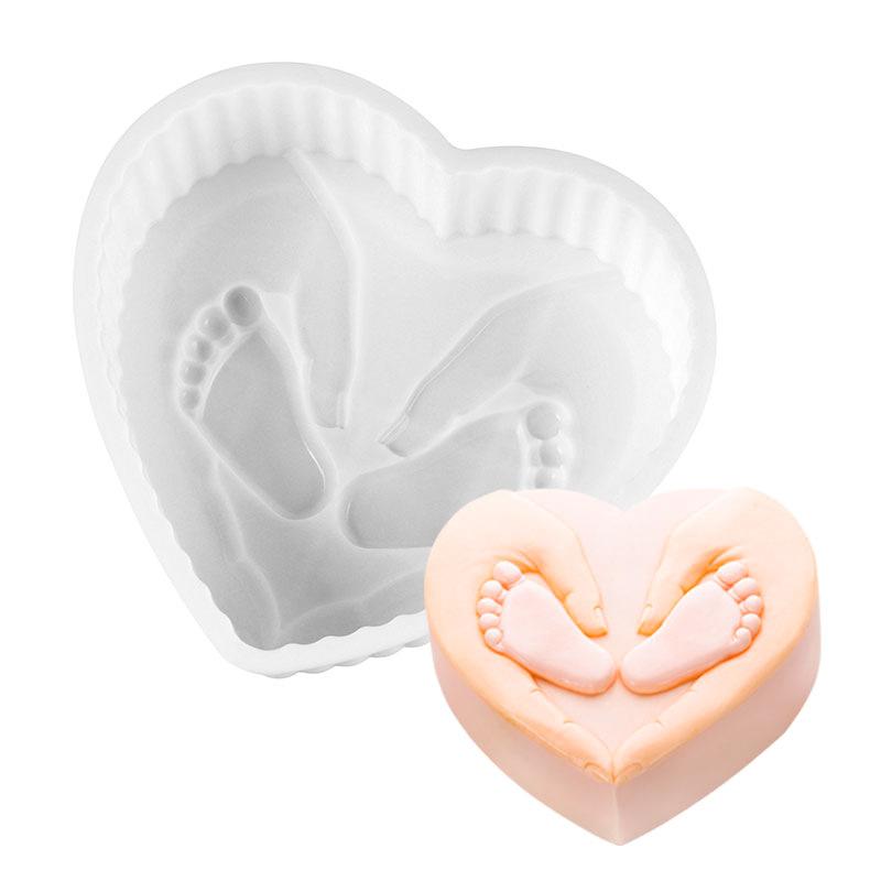 Child Family Parent Single Cavity Theme Cake Mould Food Grade Silicone Cake Molds Diy Kitchen Mousse Dessert Baking Tools