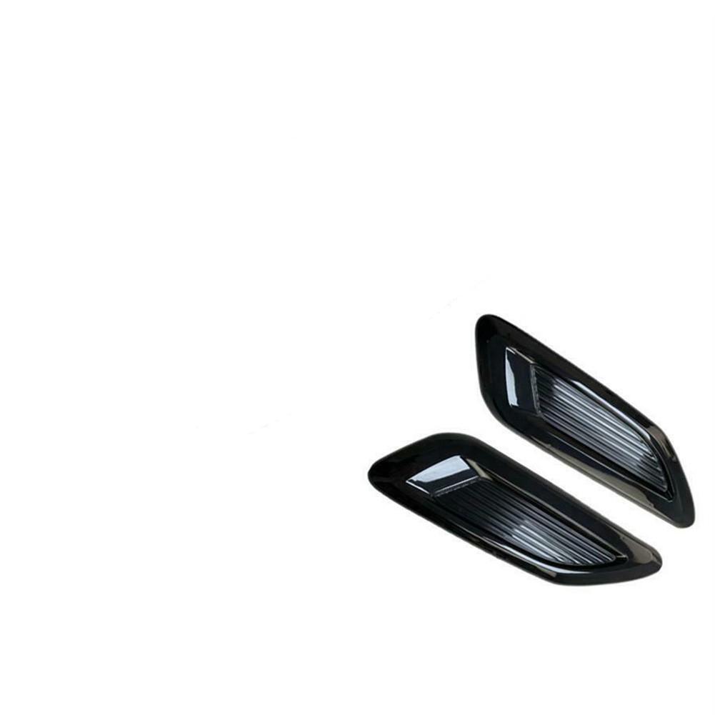 2 Sets of Car Air Intake Hood Vents, Engine Hood Decoration Cover, Head Cover Decoration, ABS Fake Air Vents