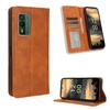Флип-чехол для Nokia XR21, Nokia XR20 кожаный чехол [Flip Vintage Leather] ударопрочный прочный ретро-чехол для телефона