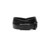 Black Buckle Logo Pattern Leather Automatic Belt Dbbe3e711bk