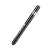 Black Color Medical Pen Light Metal Material Pocket LED Pen Light  Professional Medical