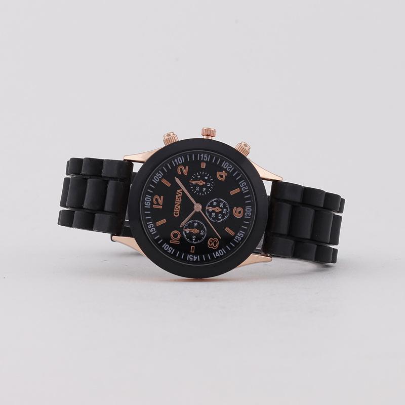 Модные женские часы Three Eyes, женские часы, силиконовый ремешок, кварцевые часы, ремень