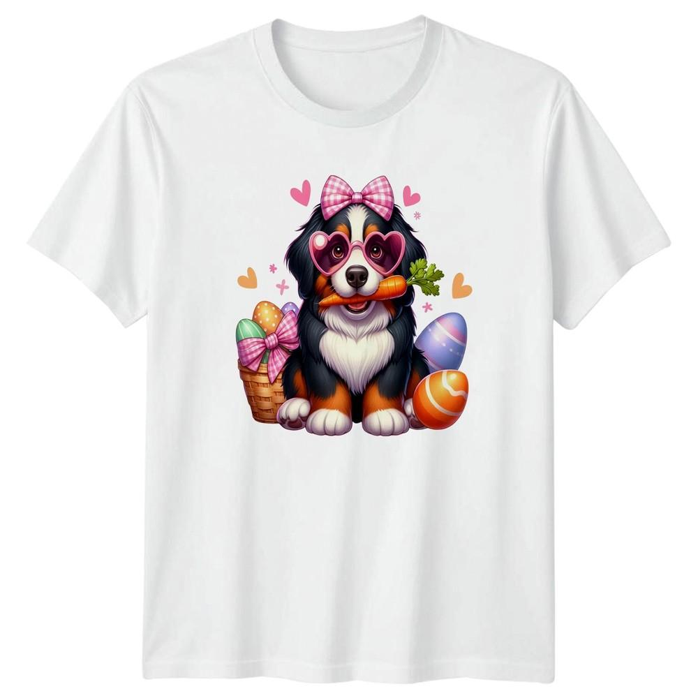 Cute Bernese Mountain Dog Puppy Wearing Unisexs TShirt Bernese Mountain Dog