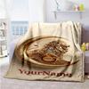 Galatasaray Customize Text Blanket Gift Customizable Blanket Warmthful Decor For Picnics Chair Seaside Bed Allseason Use