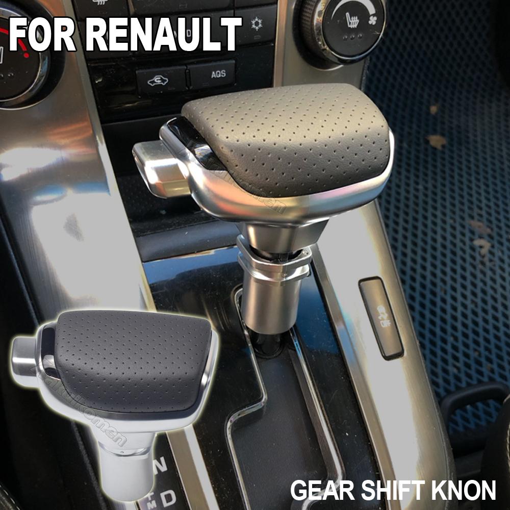 Автомобильная головка переключения передач с автоматической коробкой передач для Buick Regal Excelle GT XT Chevrolet Cruze Renault Koleos Kadjar кожаная коробка передач