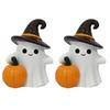 Xiaomi Halloween Ghost Resin Decoration Creative Cute Ghost Ornament for Desk Window Sill Bookshelf Halloween Quirky Soothing Trinket
