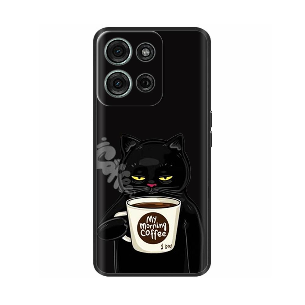 Для Motorola Moto G75 Чехол для Moto G35 G55 G15 Милые Расписные Мягкие Чехлы Задняя Крышка Телефона Для Motorola Moto G75 5G MotoG75 Fundas