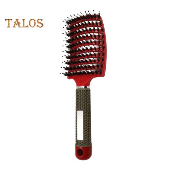 Вентилируемая щетка для волос, портативная антистатическая, тонкая, густая, вьющаяся, длинная, влажная, сухая, плоская щетка для женщин и девочек, массаж кожи головы, укладка волос, распутывание, расческа