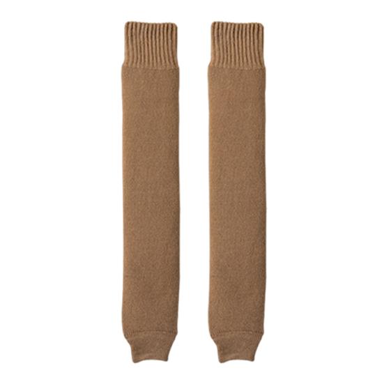 1 пара зимних чехлов для икр, трикотажные эластичные, сохраняющие тепло, нескользящие, утолщенные, гетры, впитывающие пот, носки с начесом для холодной погоды