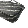Подержанная сумка через плечо BALENCIAGA Черный Белый/серый кожа Женская