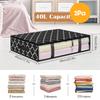 Under Bed Storage Containers Closet Organizers and Storage Bins Foldable Underbed Storage Bags for Blanket Comforter Linen Sheet