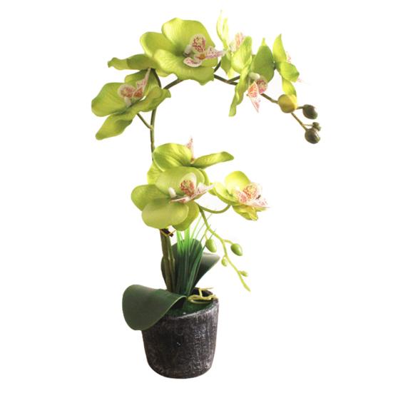 Искусственный цветок фаленопсиса, поддельное растение, бонсай, домашний офис, магазин, кафе, декор