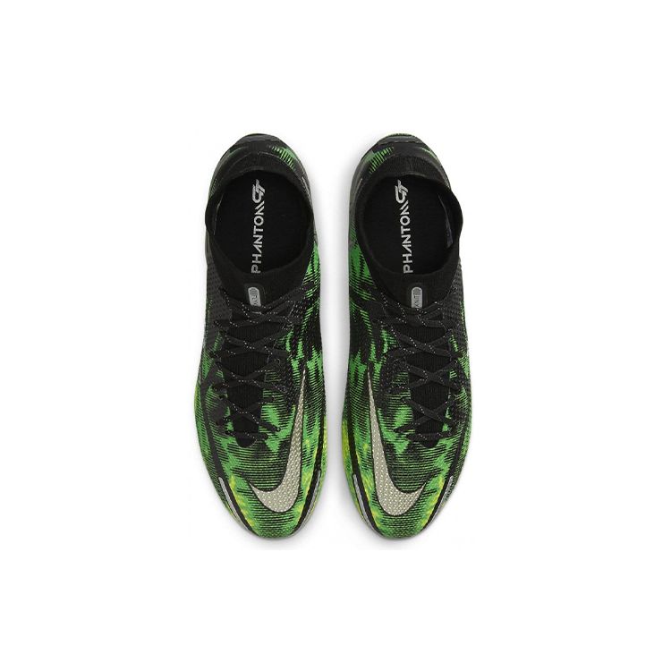 Nike Phantom GT2 Elite DF FG Shockwave Мужские кроссовки Зеленый Черный Green-Strike DM0731-003