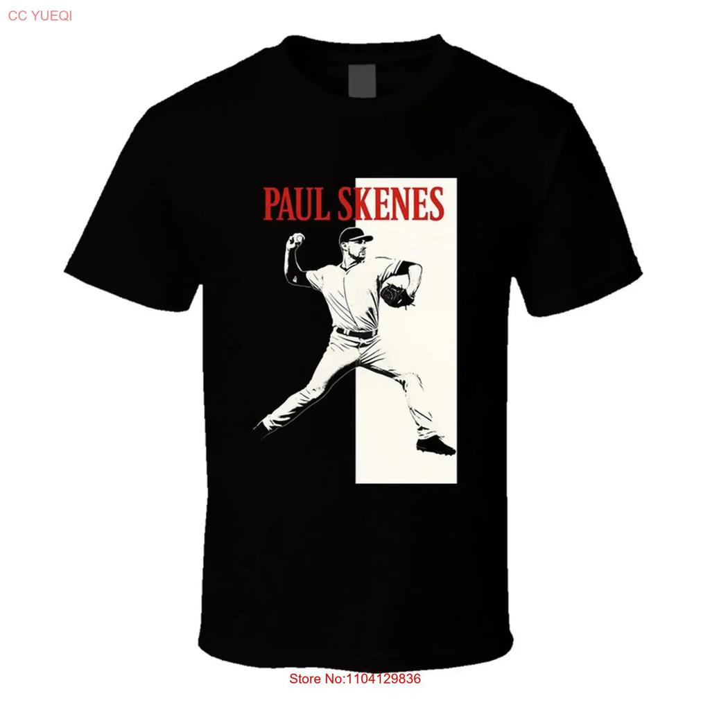 Paul Skenes Gangster Movie Parody T Shirt Vintage Homme Unisex Comfortable Designer Clothes Slightly Soft Graphic