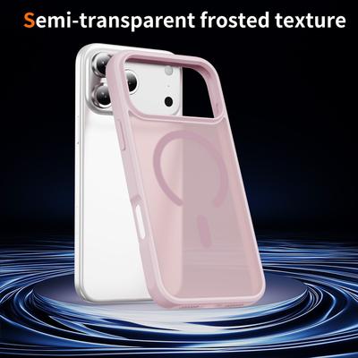 Для iPhone 17 Pro Max, приятный для кожи, прочный, противоударный, отпечатки пальцев не остаются, беспроводная магнитная присоска, чехол для телефона для Apple