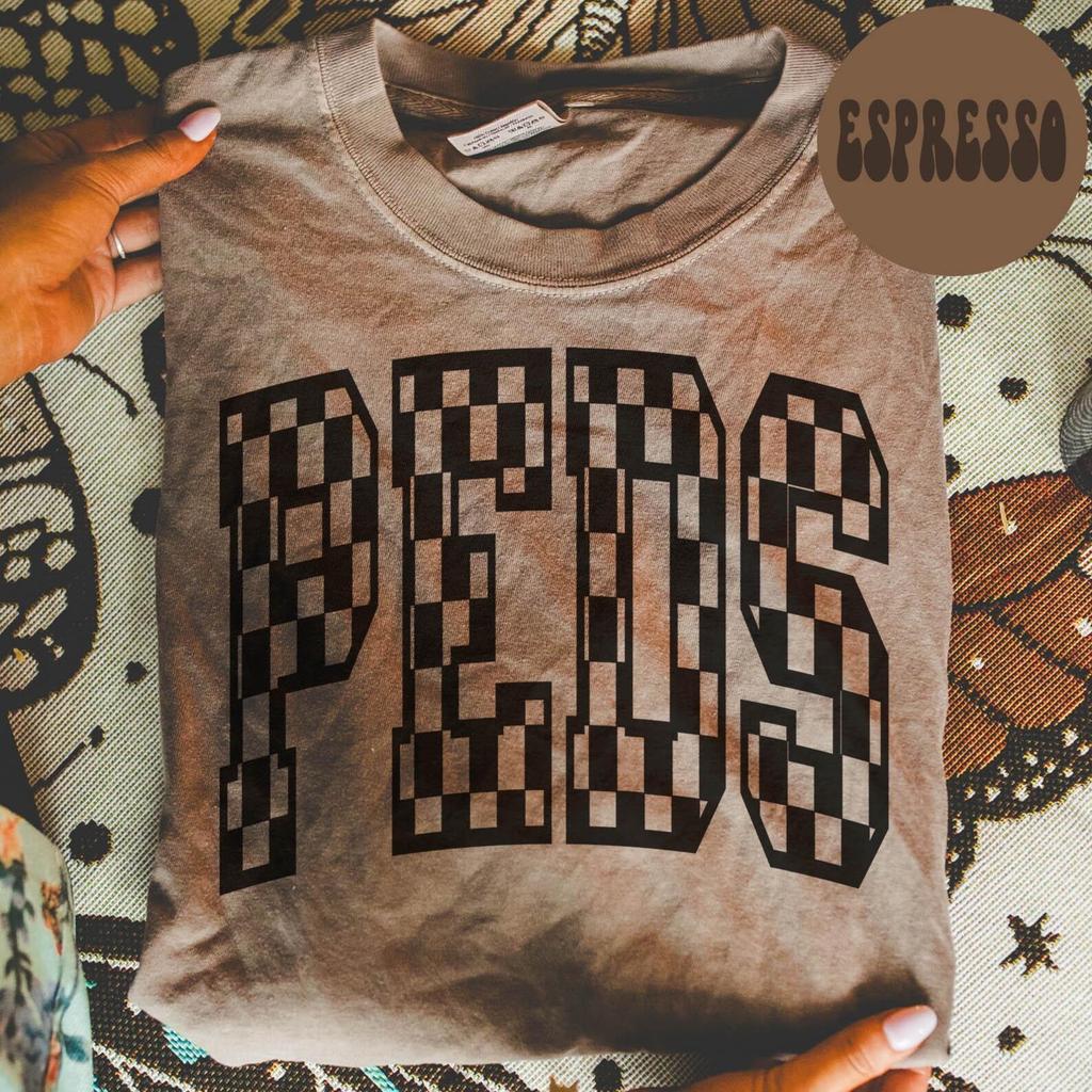 Клетчатая рубашка Comfort Colors PEDS, Футболка для студента-медсестры, педиатрической медсестры, Подарок на выпускной из медицинского вуза, Неделя медсестры RN, Футболка для врача