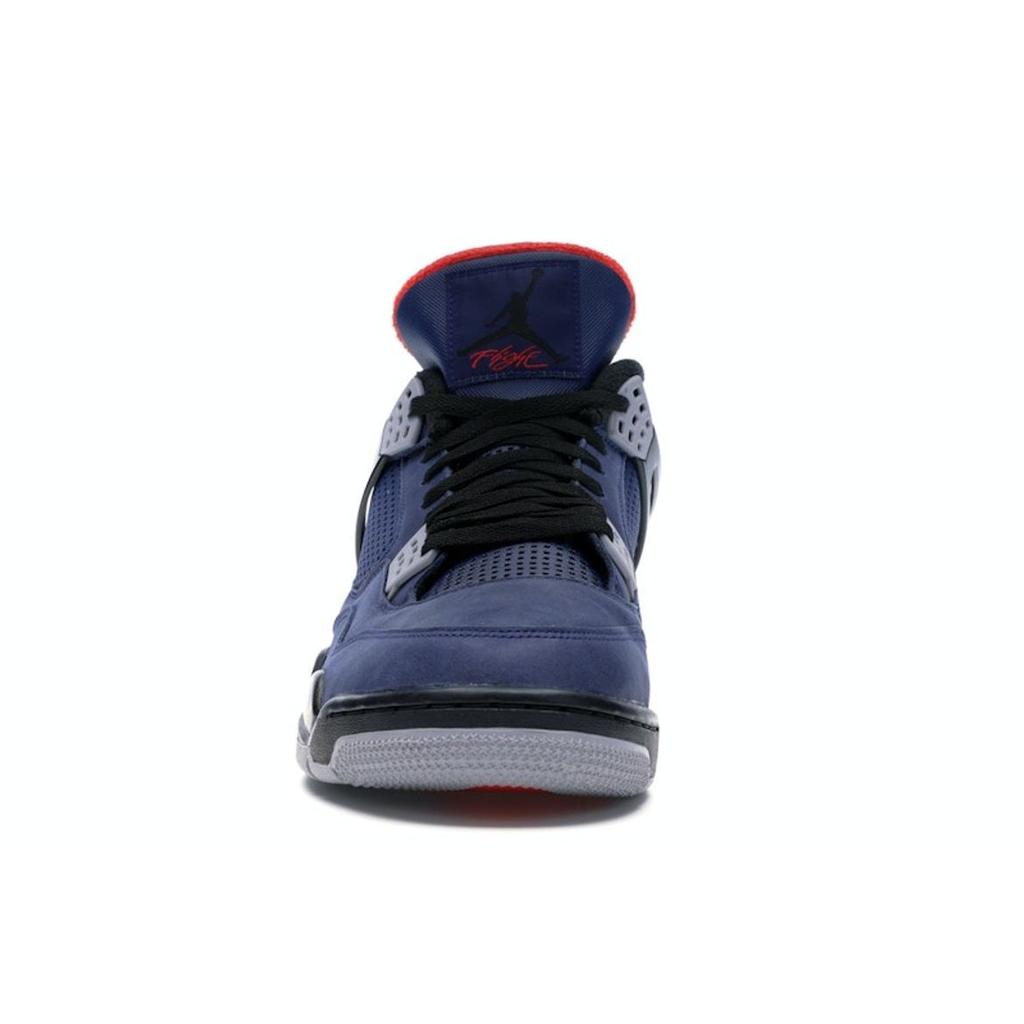 Air Jordan 4 Retro Winter Loyal Blue Мужские кроссовки Белый Habanero-Красный Черный CQ9597-401