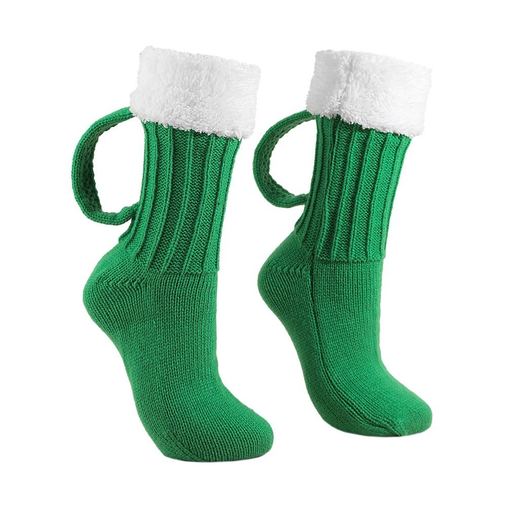 Fleece Lined Plush Socks Winter Thick Warm Socks Fleece Lined Socks  Christmas Gift