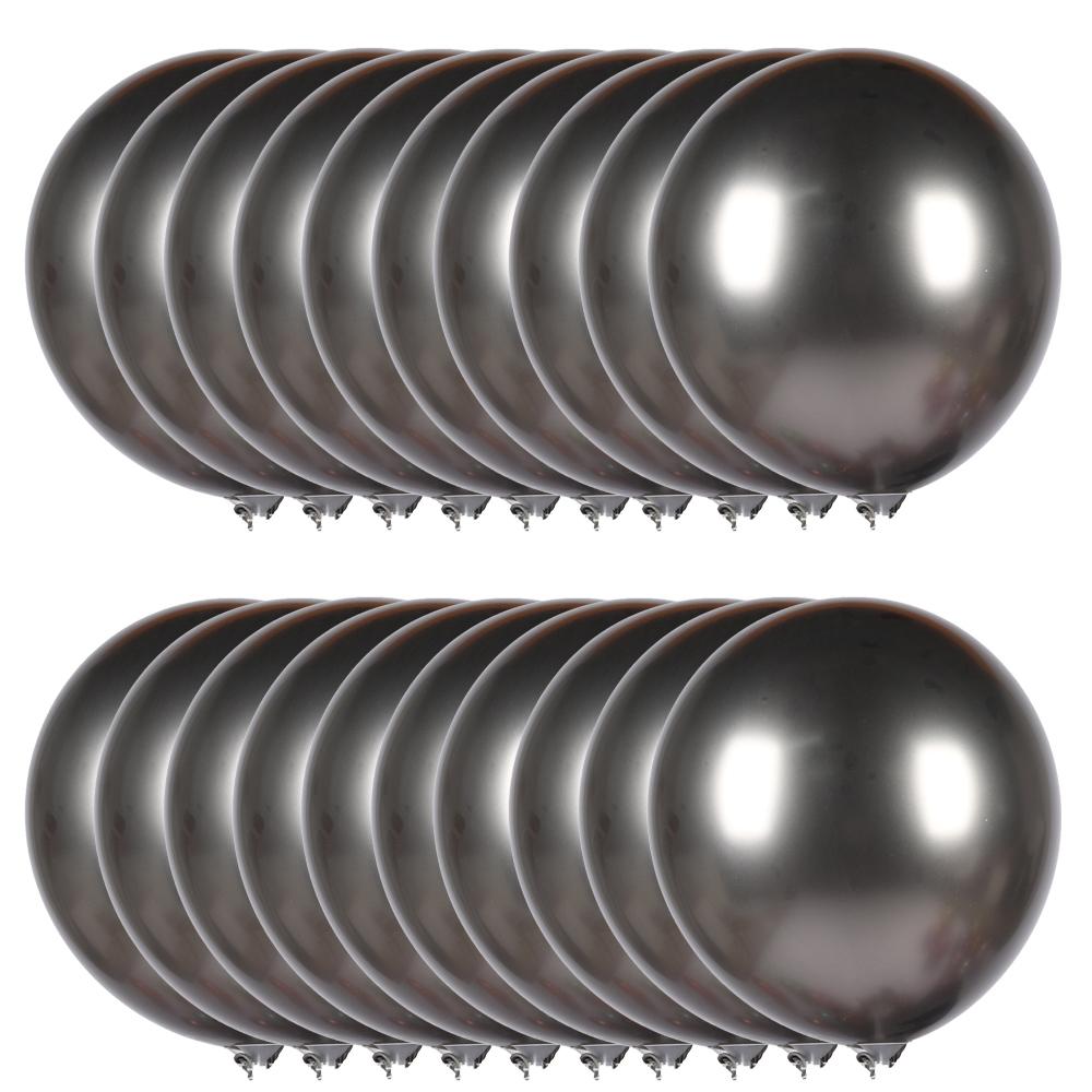 50 шт. 12'' высококачественных металлических латексных шаров из толстого хромированного сплава для взрослых, свадеб, дней рождения, вечеринок, украшений