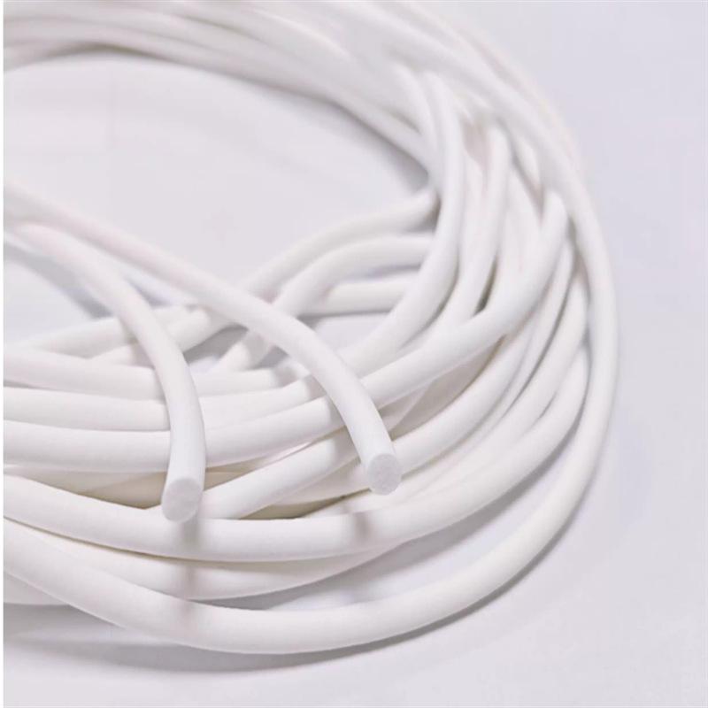 Круглый шнур из силиконовой пены - Термостойкая уплотнительная лента (2/3/4/5/6/7/8/9/10 мм)