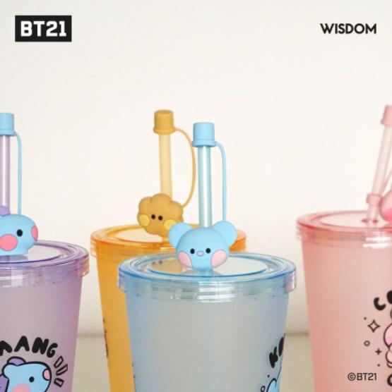 Стакан для льда Minini BT21 с трубочкой