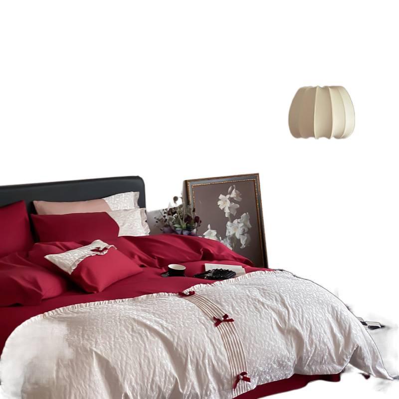 2026 Nicole Cotton Embroidered Patchwork 4-Piece Set