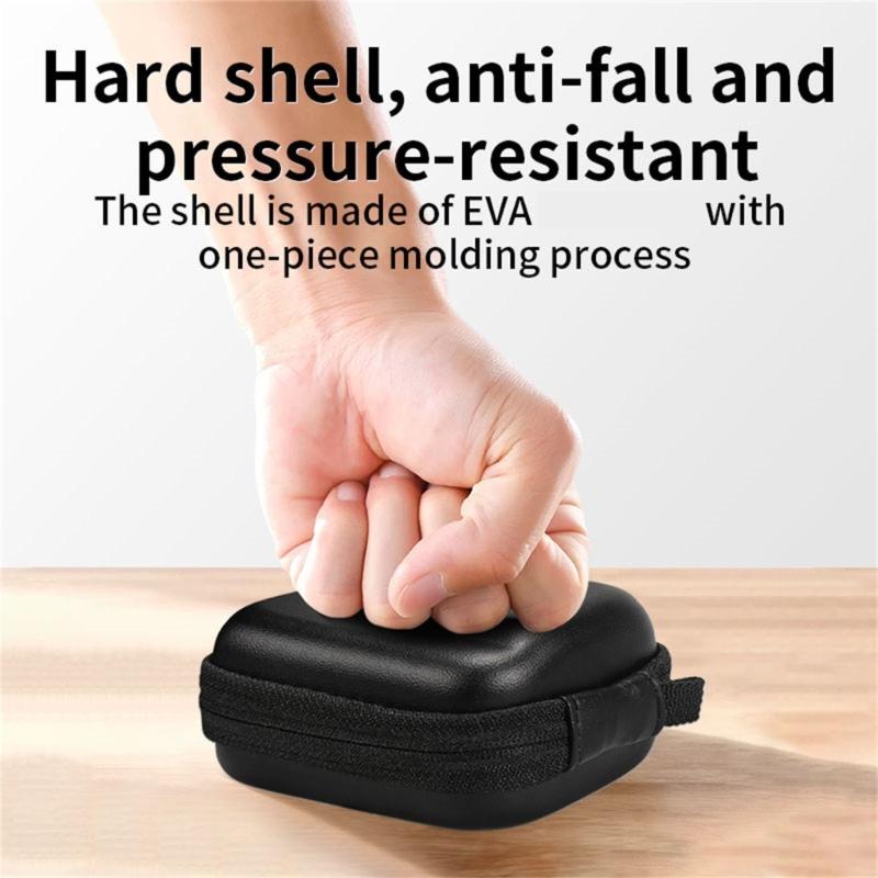 Portable Shockproof Storage Case Waterproof Carrying Bag for AcePro Camera with Carabiner Clip