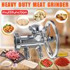 New 12# Slicer Manual Sausage Stuffer Filler Machine Mincer Aluminum Alloy Noodle Cutter Nut Miller Chopper