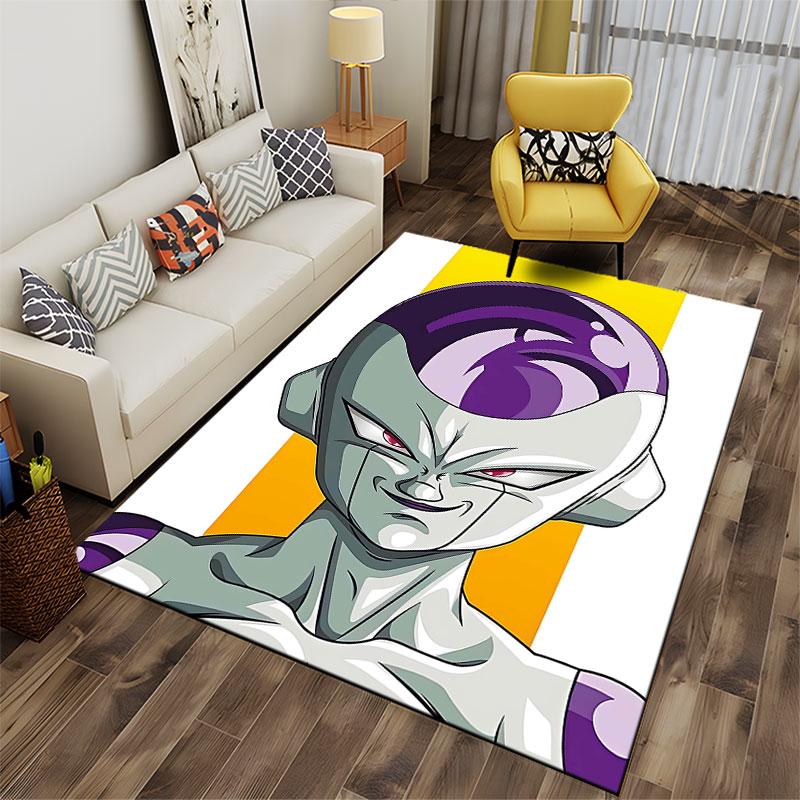 Purple Alien Warrior Portrait suitable as a non-slip mat for the living room or bedroom sofa