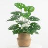 Искусственные растения Monstera Deliciosa, 18 головок, реалистичный домашний офисный стол, центральная часть, искусственные листья, искусственная зелень, украшение для дома и улицы