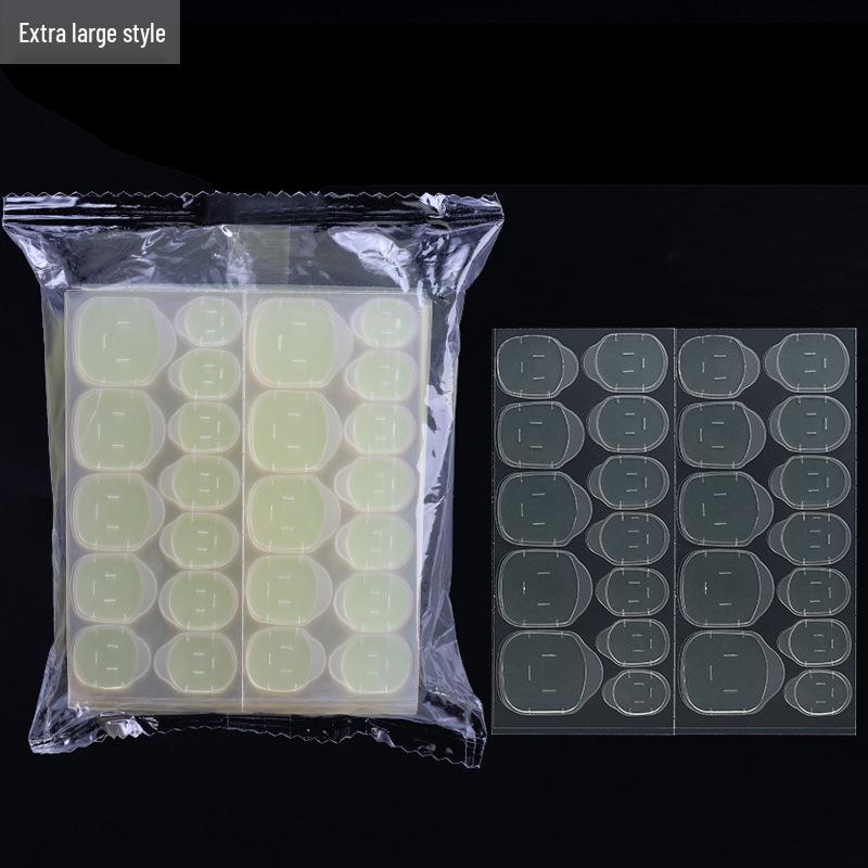 Гелевый многоразовый прозрачный двусторонний скотч для ногтей для нанесения без следов