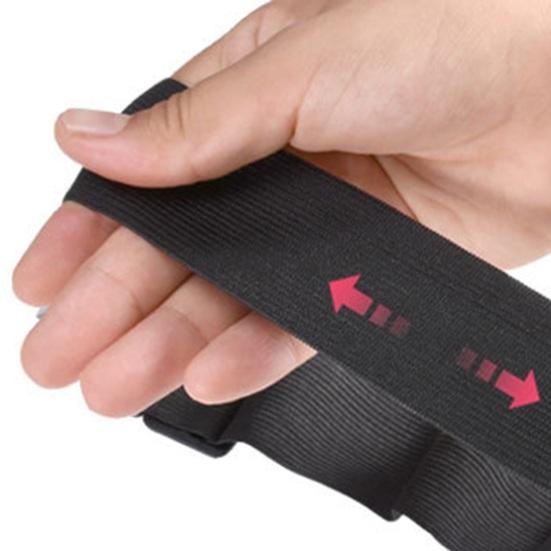 Спортивный беговой пояс со светоотражающими полосками Фитнес Двойной Карманный поясной рюкзак Портативный