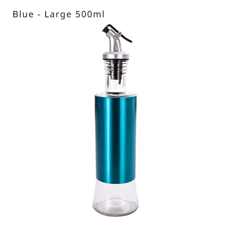 HANYANG Бутылка для приправ из нержавеющей стали Кувшин для масла Бутылка для соевого соуса Бутылка для уксуса Стеклянная бутылка Бутылка вина Банка для уксуса Бутылка для распыления масла