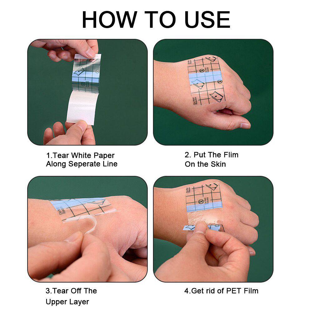 Waterproof Tattoo Film Tattoo Aftercare Bandage Second Skin Bandage Tattoo Healing Repair Bandages