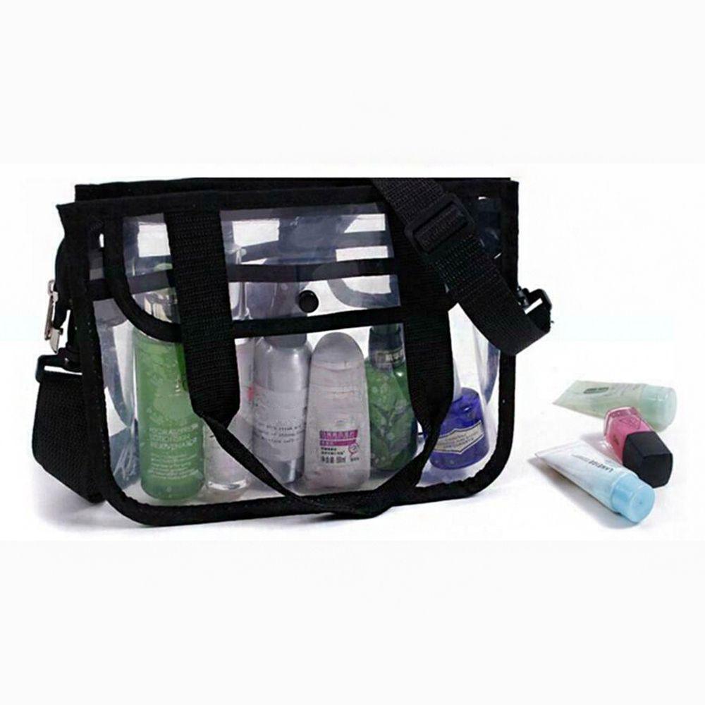 Organizer Cosmetic Pouch Women Shoulder Bag Makeup Pouch Storage Toiletry Bag PVC Cosmetic Bag