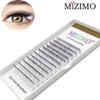Color Grafting False Eyelashes 0.07 8-15mm Yellow, Blue, Bicolor, Bright Personality and a Few Hairs Extension Tool