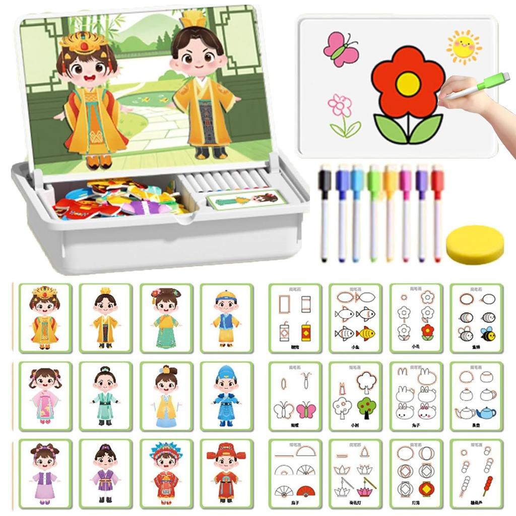 Детский пазл Черты лица Магнитный пазл Магнитная наклейка Запасная игрушка Пазл