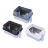 Metal Litter Box Stainless Steel 20L Easy To Clean Anti Splashing High Sided Large Kitty Litter Tray