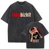 Рок-группа Limp Bizkit Классический Альбом Постер Графический Принт Футболка Мужская Женская Стирка Винтаж Уличная Одежда Хип-Хоп Повседневная Оверсайз Футболка