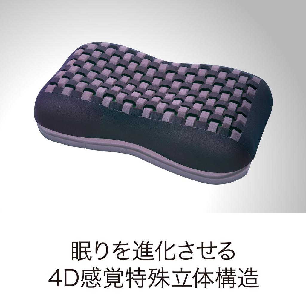 Подушка Nishikawa Air 4D, специальная 3D-структура, разработанная для оптимального сна, с улучшенной воздухопроницаемостью для комфортной среды для сна.