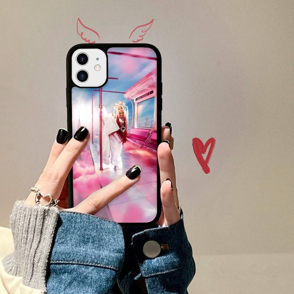 Чехол для телефона N-Nicki Singer Minaj для iPhone 17 16 15 14 13 12 11 Pro Max Plus, ударопрочная задняя крышка из ПК+ТПУ