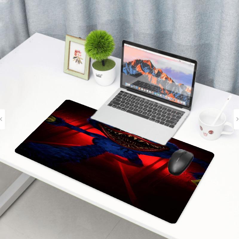 Huggy Wuggy Print Mouse Pad, Anti‑Slip Desktop keyboard Mat, for PC Laptop Gaming Working Daily Use, Cool Festival Surprise Gift
