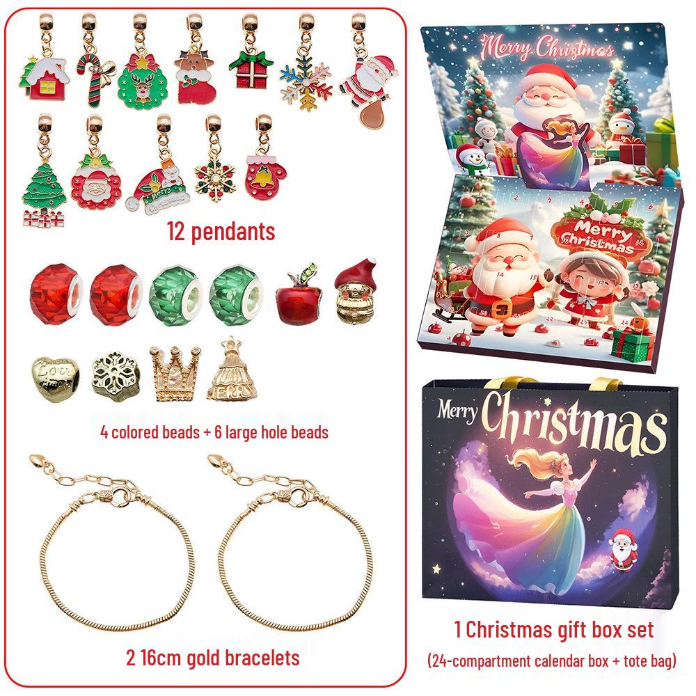 Christmas Runaway Princess DIY Bracelet Blind Box for Kids