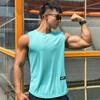 Quick Dry Bodybuilding Tank Tops Men Summer Casual Sleeveless Shirt Male Gym Fitness Singlet Stringer Training Clothing